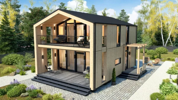 4-izbový nízkoenergetický drevodom NATURA 11 - Image 2