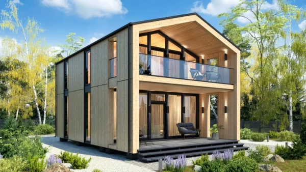 4-izbový nízkoenergetický drevodom NATURA 11