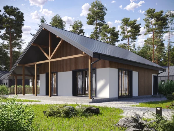 3-izbový nízkoenergetický drevodom NATURA 9