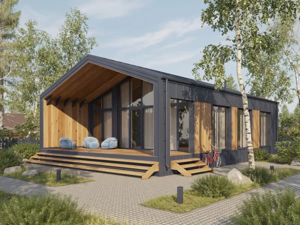 3-izbový nízkoenergetický drevodom NATURA 8