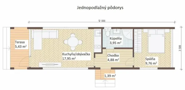 Nízkoenergetický drevodom NATURA 2