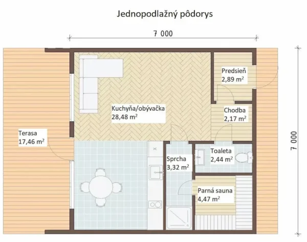 Nízkoenergetický drevodom NATURA 3