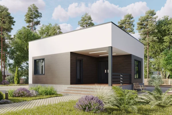 3-izbový nízkoenergetický drevodom NATURA 7
